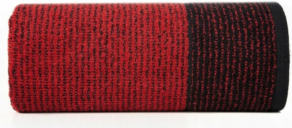 Törölközőtartó 50x90 fekete piros