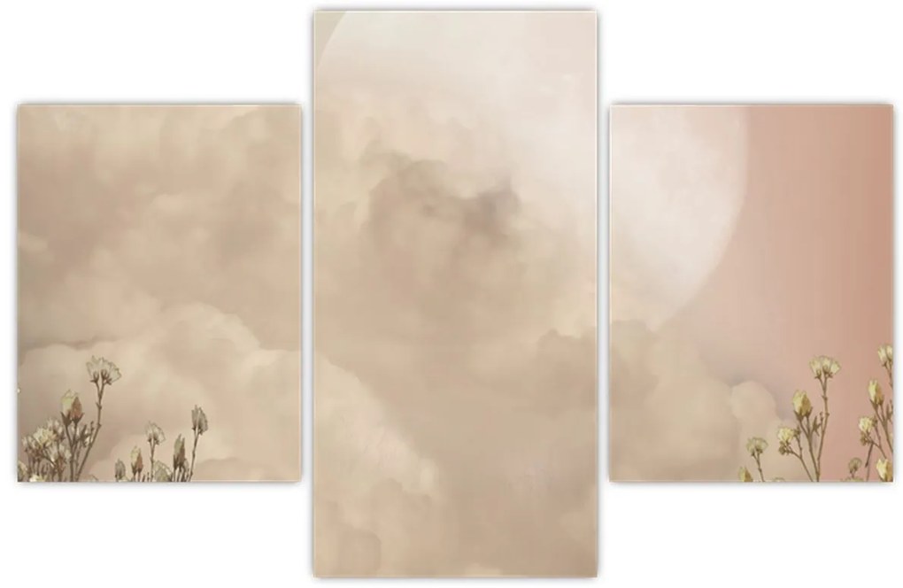 Kép - Rózsaszín telihold (90x60 cm)