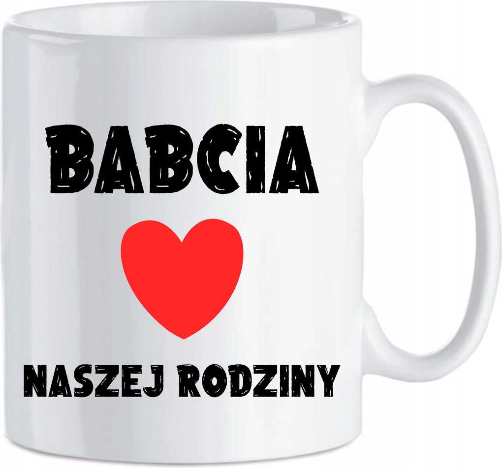 Kerámia bögre Ajándék Nagymamáknak Nagymama napja Nagymama a családunk szíve