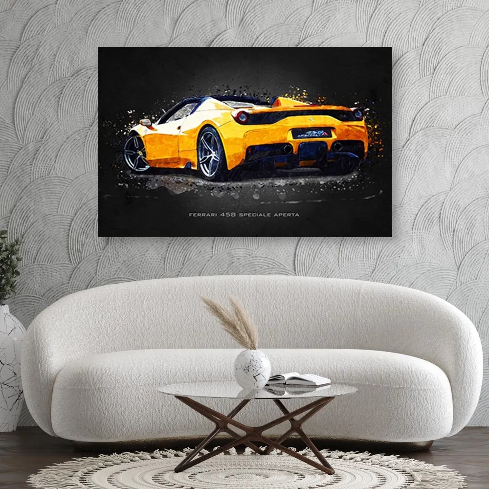 Gario Vászonkép Ferrari 458 Aperta - Gab Fernando Méret: 100 x 70 cm