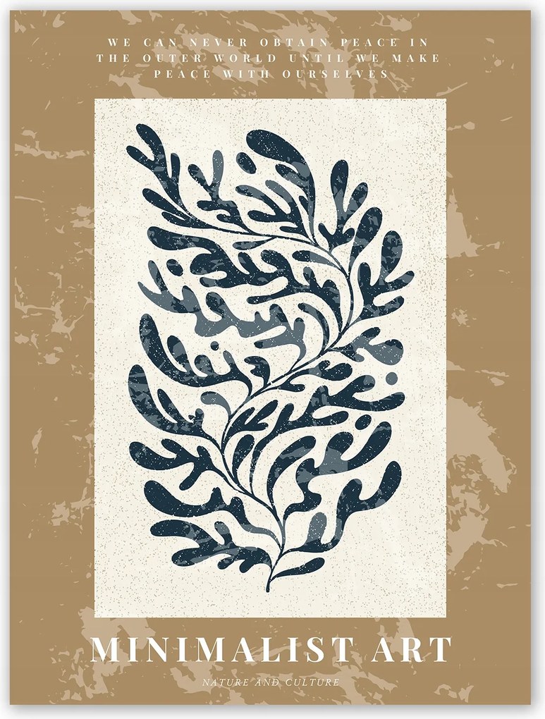 Boho Virág Modern Poszter Vászonkép 30x40cm #T67