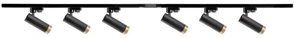 Polux Spotlámpa sínrendszerhez FADO 6xGU10/10W/230V fekete 325877