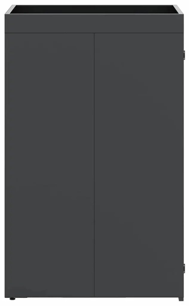 Hulladékgyűjtő tároló virágcserép tetővel 240L-es kukához