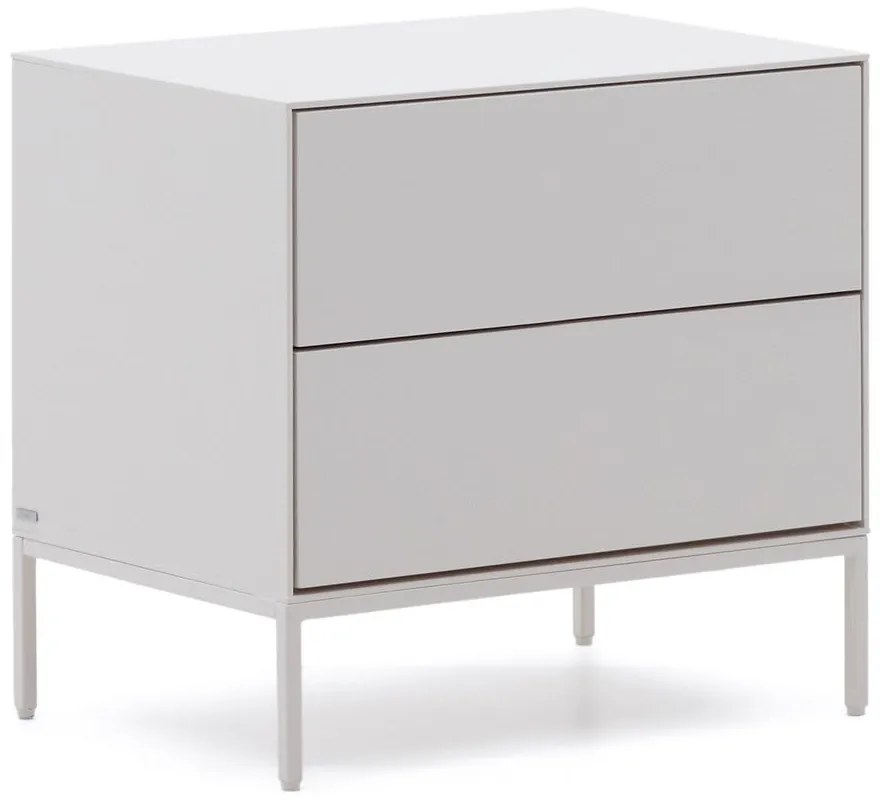 Fehér éjjeliszekrény Vedrana – Kave Home