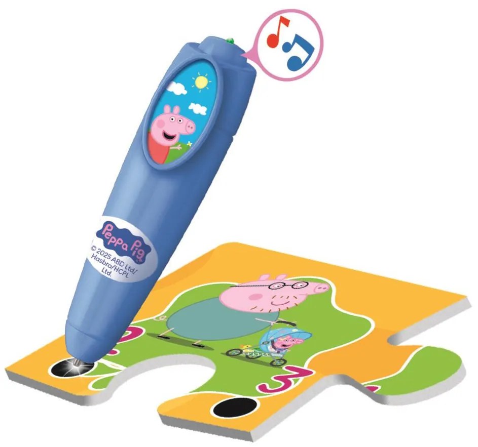 Peppa malac Reading interaktív 24 db-os puzzle Clementoni