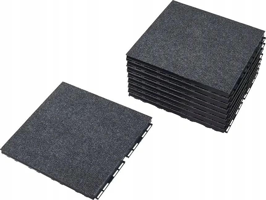 Ikea Runnen kerti padlólap, sötétszürke, 0.81 m²