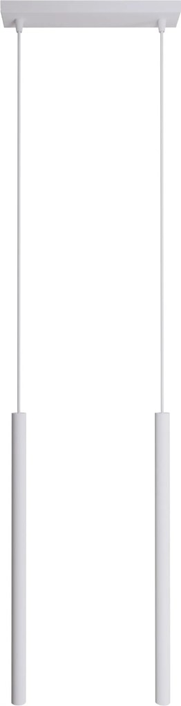 Modi II fehér LED-es irodai függesztett mennyezeti lámpa