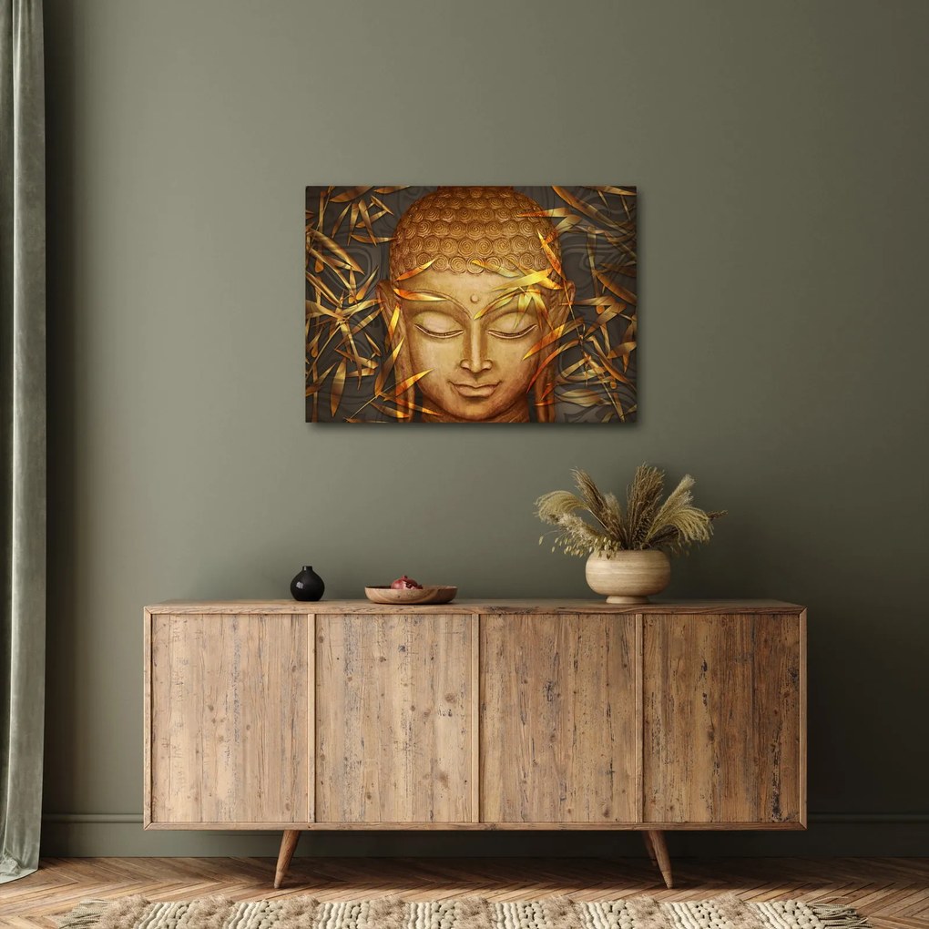 Kép - arany Buddha (70x50 cm)