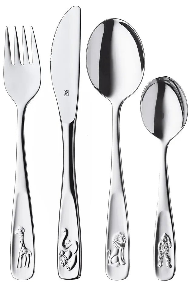 Zoo 4 db-os gyerek evőeszköz készlet rozsdamentes acélból - WMF