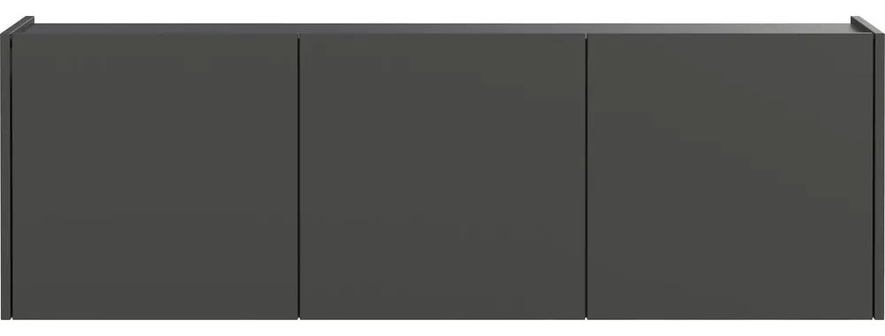 Antracitszürke TV-állvány 138x45 cm Piana – Germania