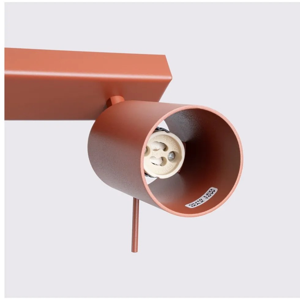 Téglavörös spotlámpa 6x117 cm Etna – Sollux