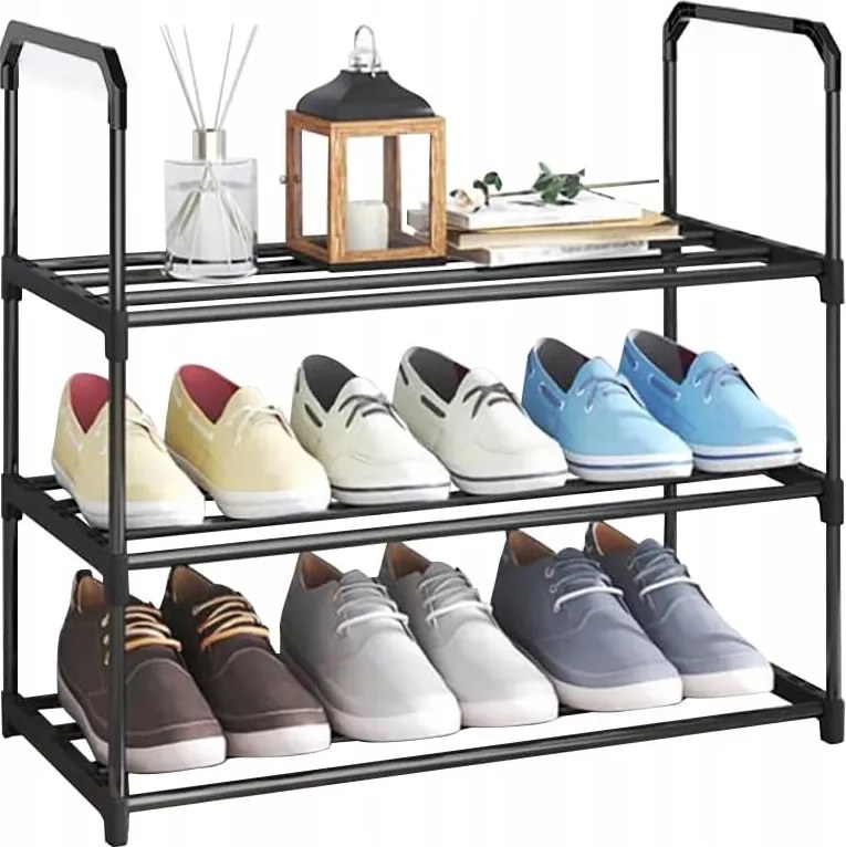 Lothid cipőtartó polc, fekete