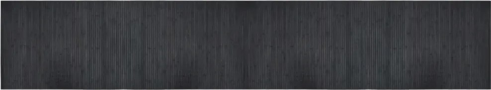 vidaXL négyszögletű szürke bambusz szőnyeg 70 x 400 cm