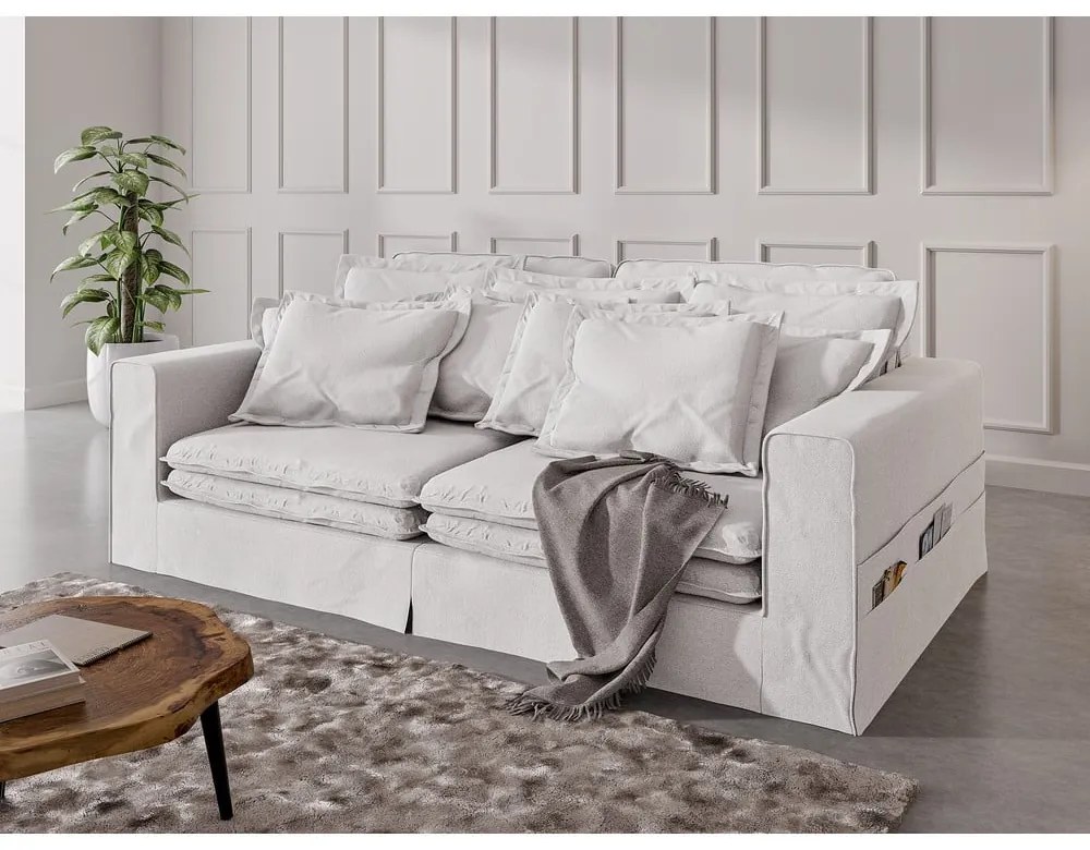 Fehér kanapé 236 cm Nora – Ropez