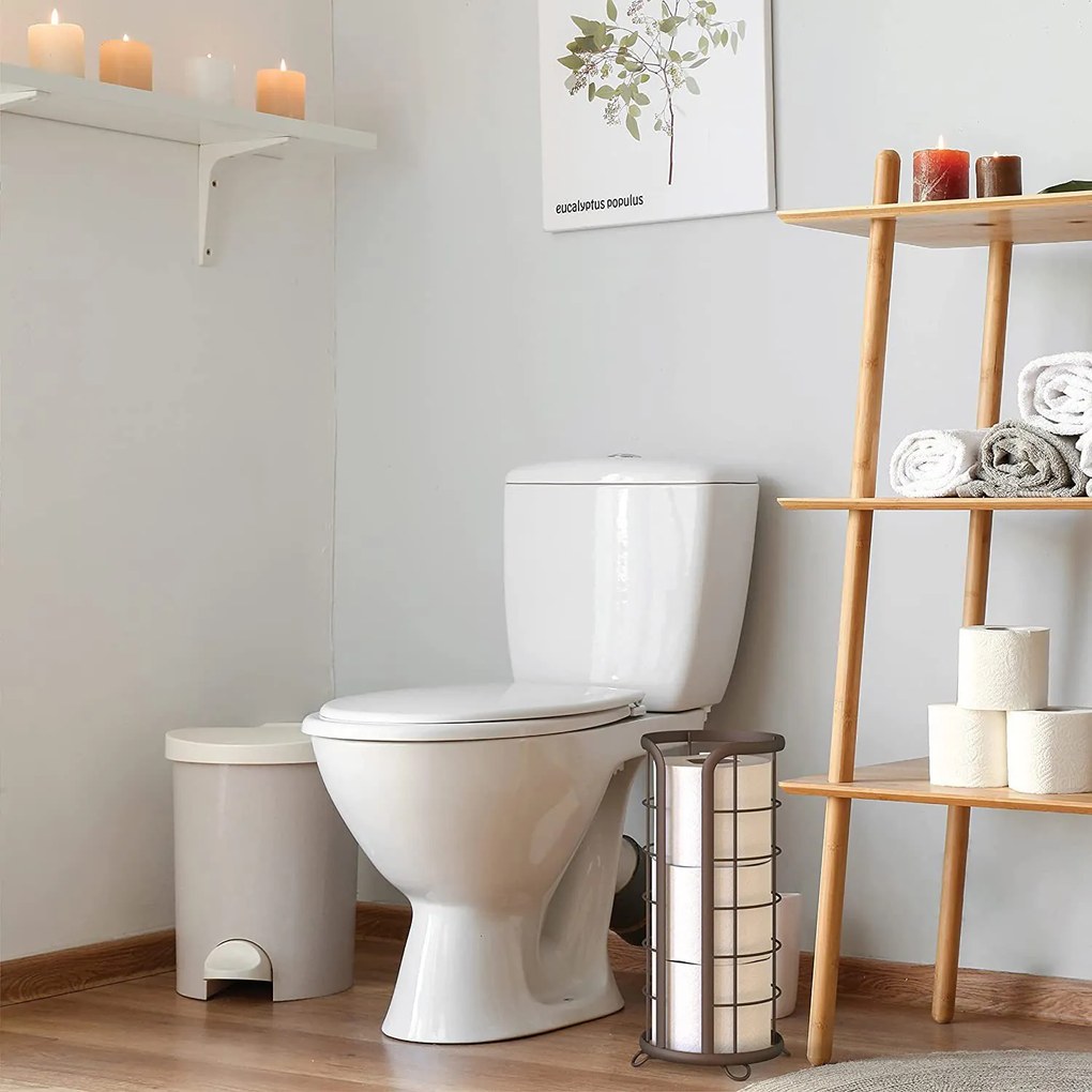 Álló WC papír tartó Brown 322743
