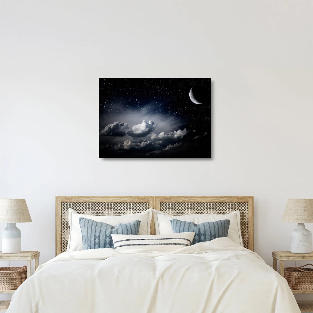 Kép - csillagos égbolt (70x50 cm)