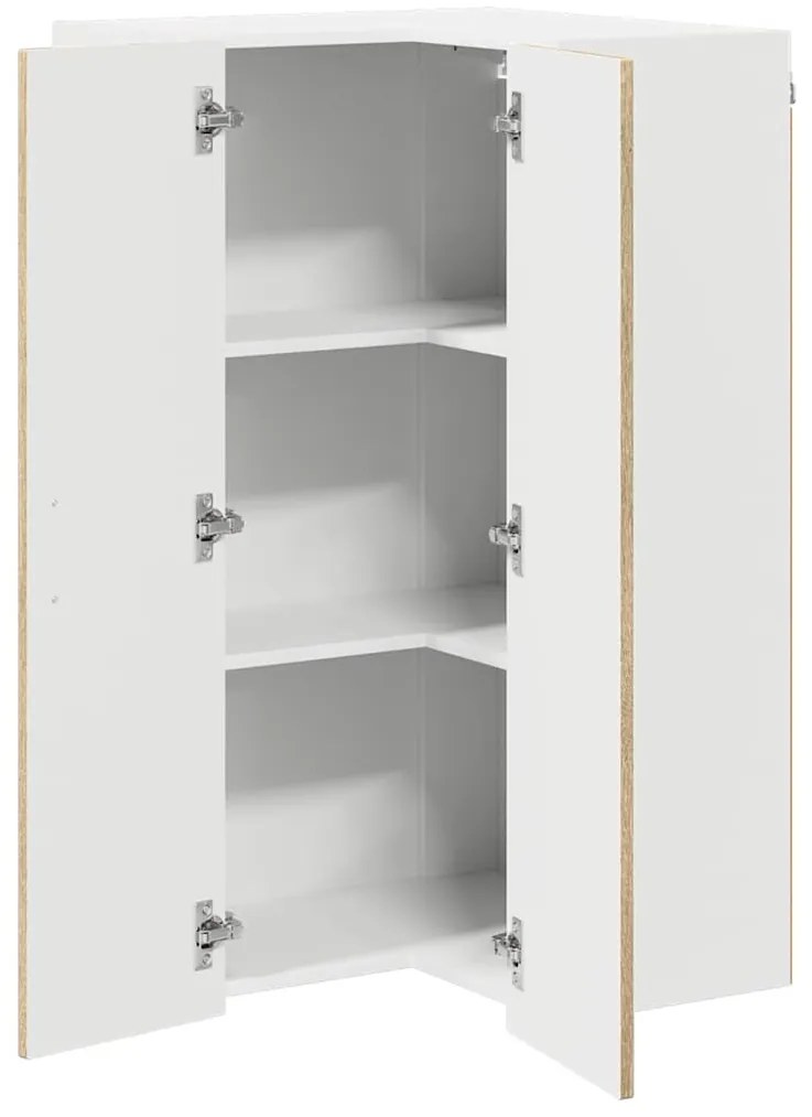 Fali konyhaszekrény Sonoma tölgy 57 x 57 x 100 cm Faanyag