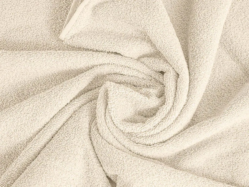 CLARYSSE ELEGANCE törölköző 60x110 cm krémszínű, 100% pamut