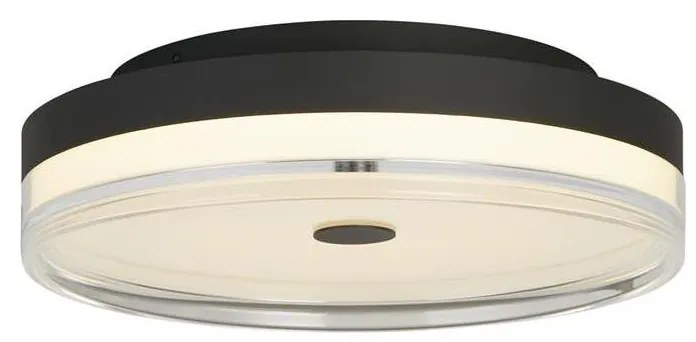 Searchlight 42651-30BK - LED mennyezeti lámpatest CYPRUS LED/21W/230V átm.30 cm fekete