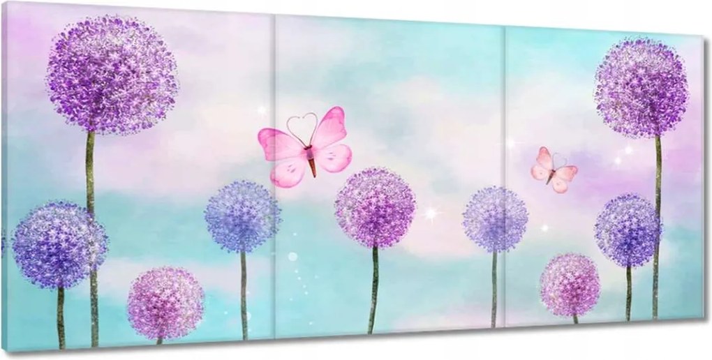 Festmények 210x100 A pillangók varázslatos birodalma