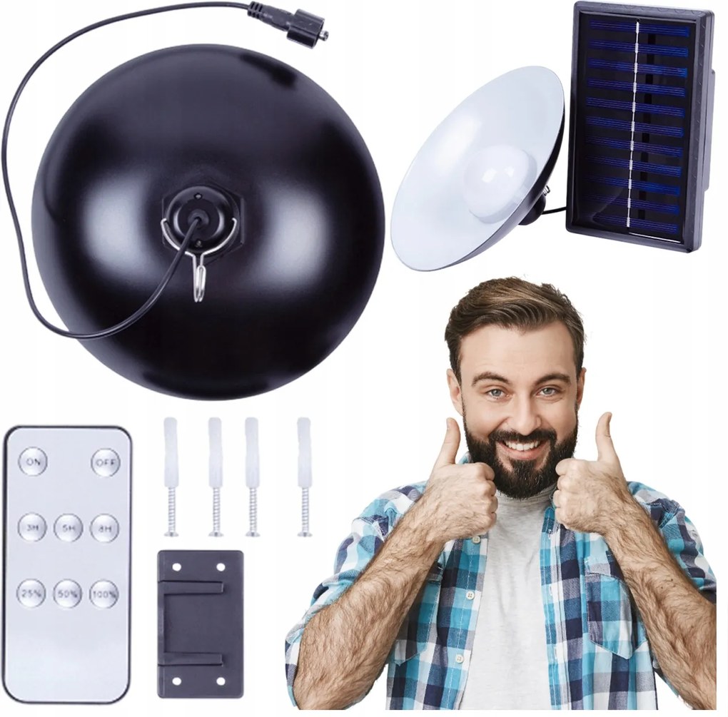 Mennyezeti Függesztett Napelemes Lámpák Napelemes Panellel És Szürkületérzékelővel