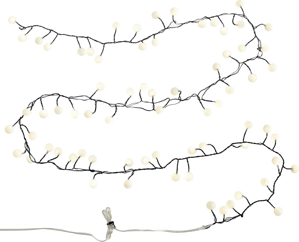 Karácsonyi fényfüzér zöld, 70 fehér LED-del, 3,5 m, IP20 - Dasher