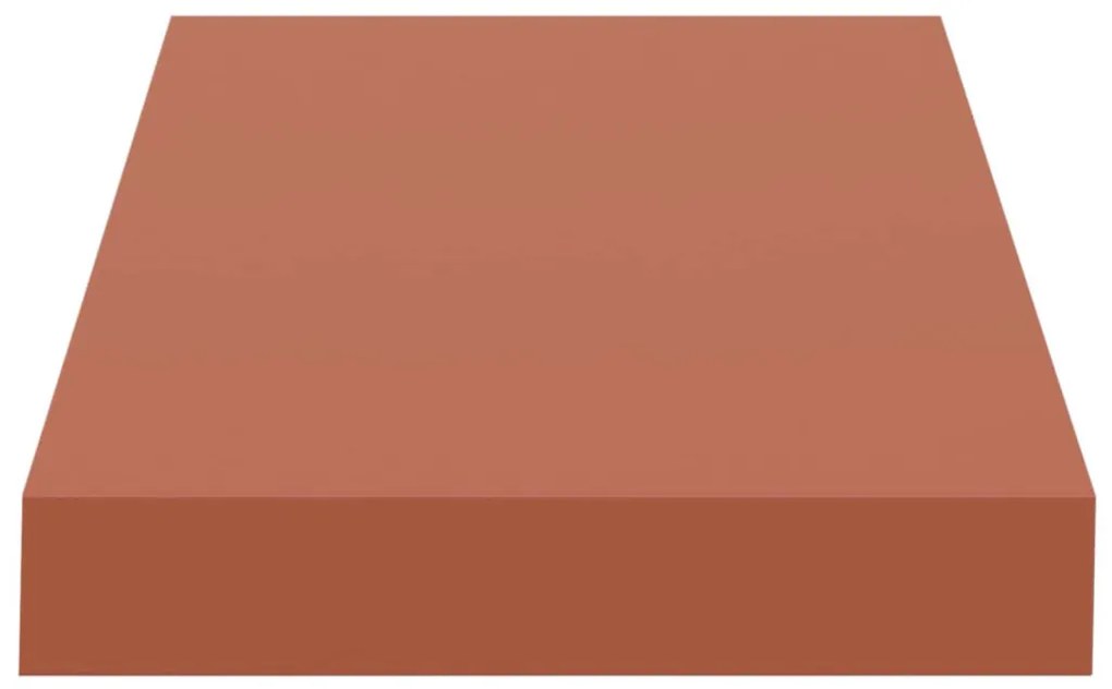 vidaXL Falpolc Falra szerelhető tárolóval Piros 50 x 23 x 4 cm Faanyag