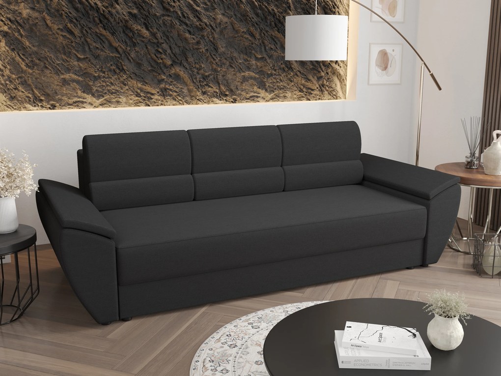 Kétszemélyes kanapé Radiant (fekete). 1056832
