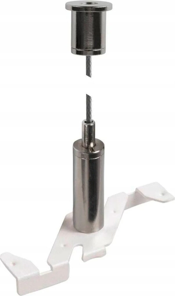 Big White Slv 3m drótkötél hinta függesztő 48 V Sín, fehér 1006608