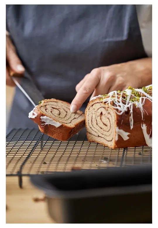 Acél sütőforma kenyérhez 13,5x35 cm Latte – Blomsterbergs