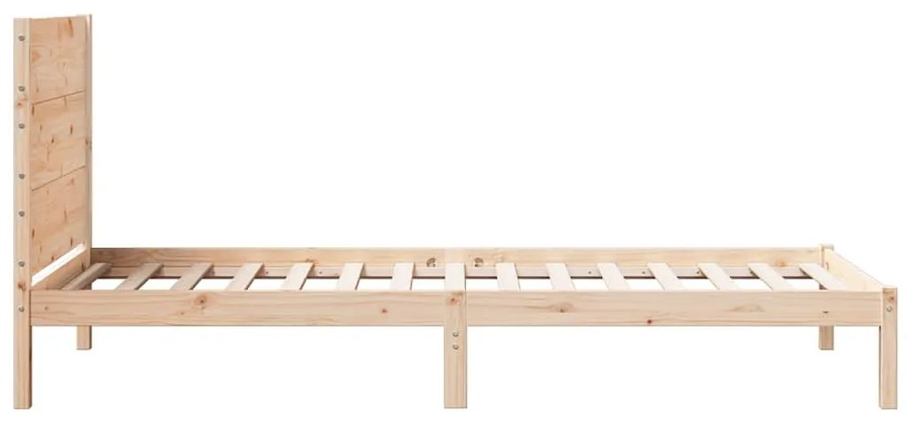 tömör fa extra hosszú ágykeret matrac nélkül 90 x 210 cm