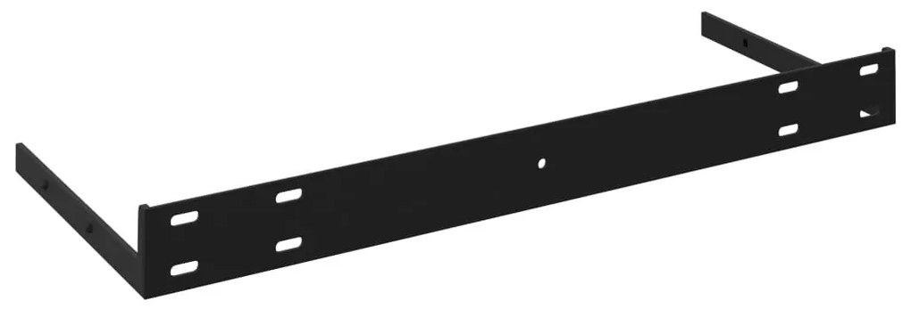 4 db betonszürke MDF lebegő fali polc 60 x 23,5 x 3,8 cm