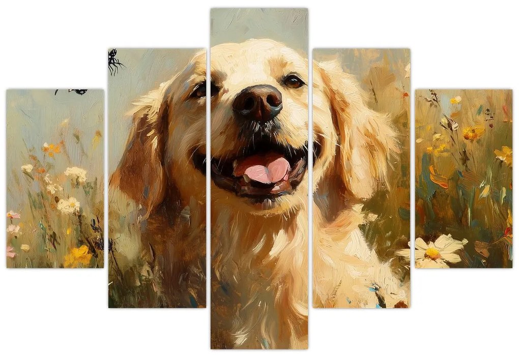 Kép - Boldog kutyus (150x105 cm)
