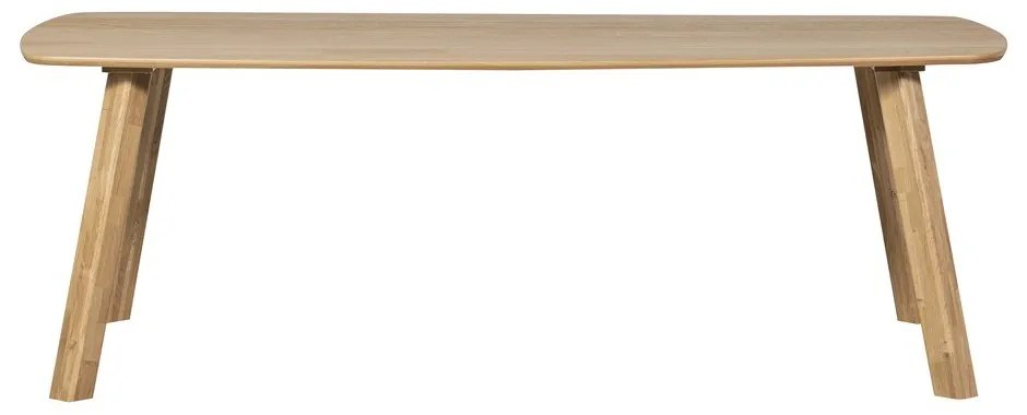 Tölgyfa étkezőasztal 100x220 cm Tablo – WOOOD