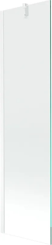 Mexen Next 1-szárnyú fürdőkádparaván 50 x 150 cm, átlátszó, fehér - 895-050-000-00-00-20