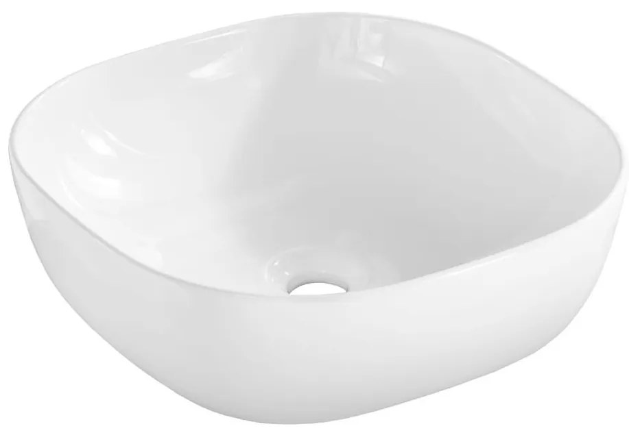 COMAD UM-6252 SMILE 40 DP - 41x41 cm fehér, fényes mosdó pultba