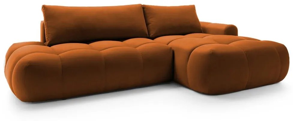Sarokkanapé Ombre (J) (réz + piros). 1100452