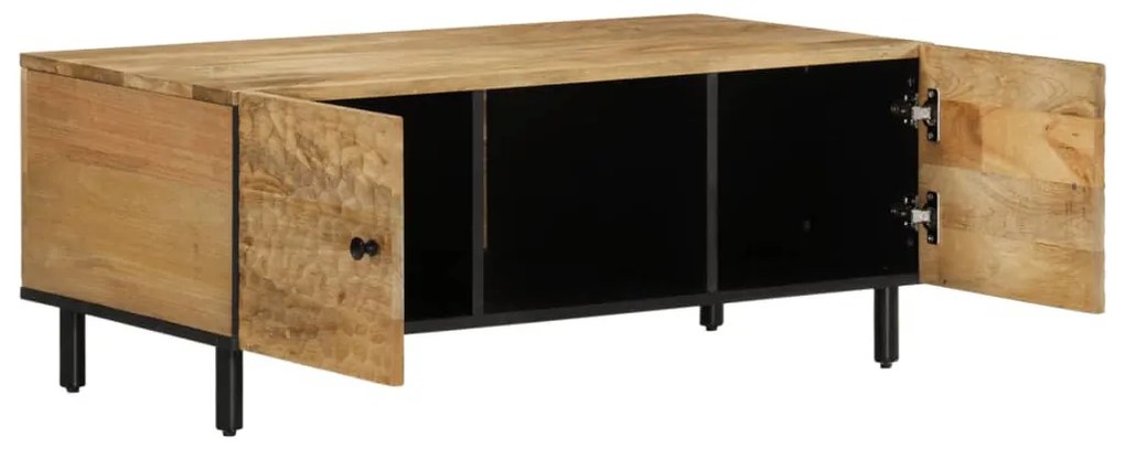 Tömör mangófa dohányzóasztal 100 x 54 x 40 cm