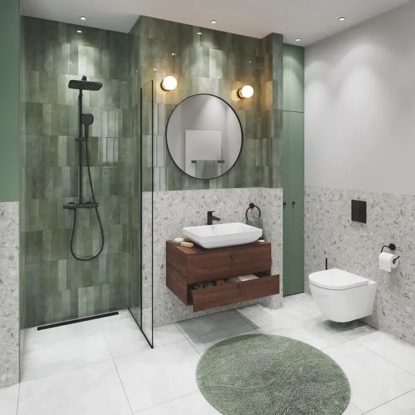 GROHE 38964KF0 - START öblítőnyomógomb 156 × 197 mm phantom fekete