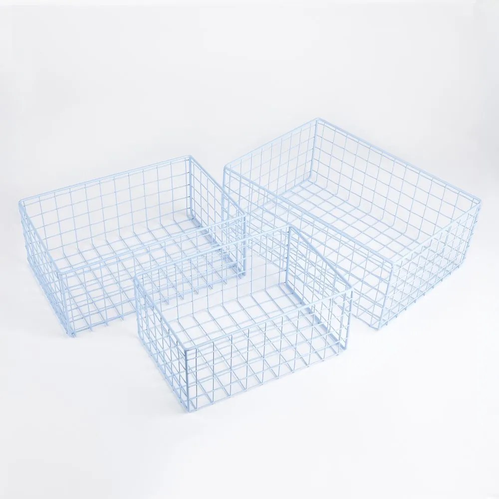 DEPOSIT fém kosár 17x26cm , világos kék
