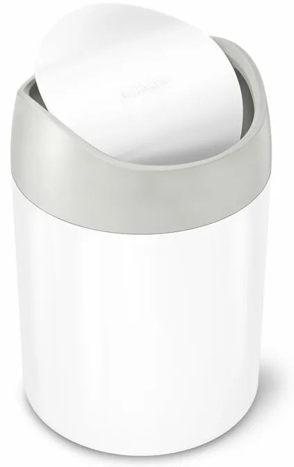 Asztali hulladékgyűjtő Mini 1,5 l, fehér