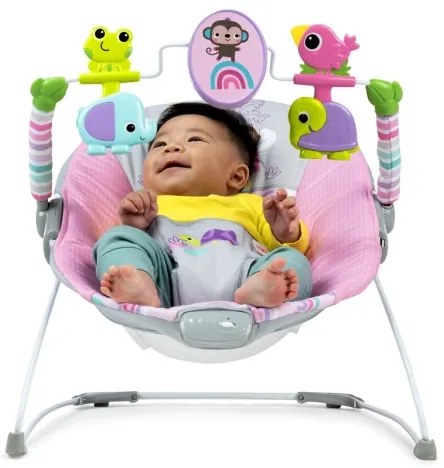 Bright Starts - Baba vibrációs ringató PINK PARADISE 1xLR14