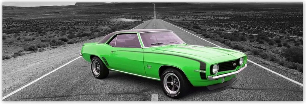 Poszterek 200x66 Zöld autó autópálya