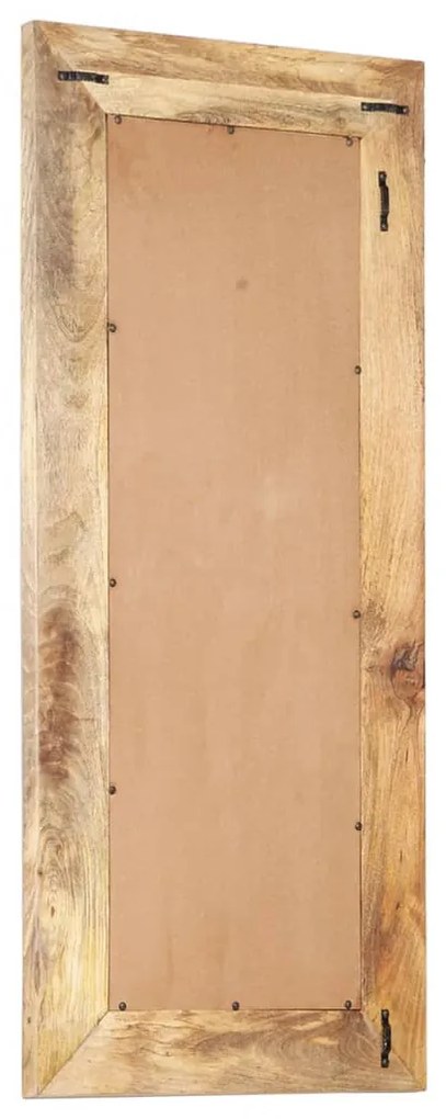 kézzel faragott tömör mangófa tükör 110 x 50 x 2,6 cm
