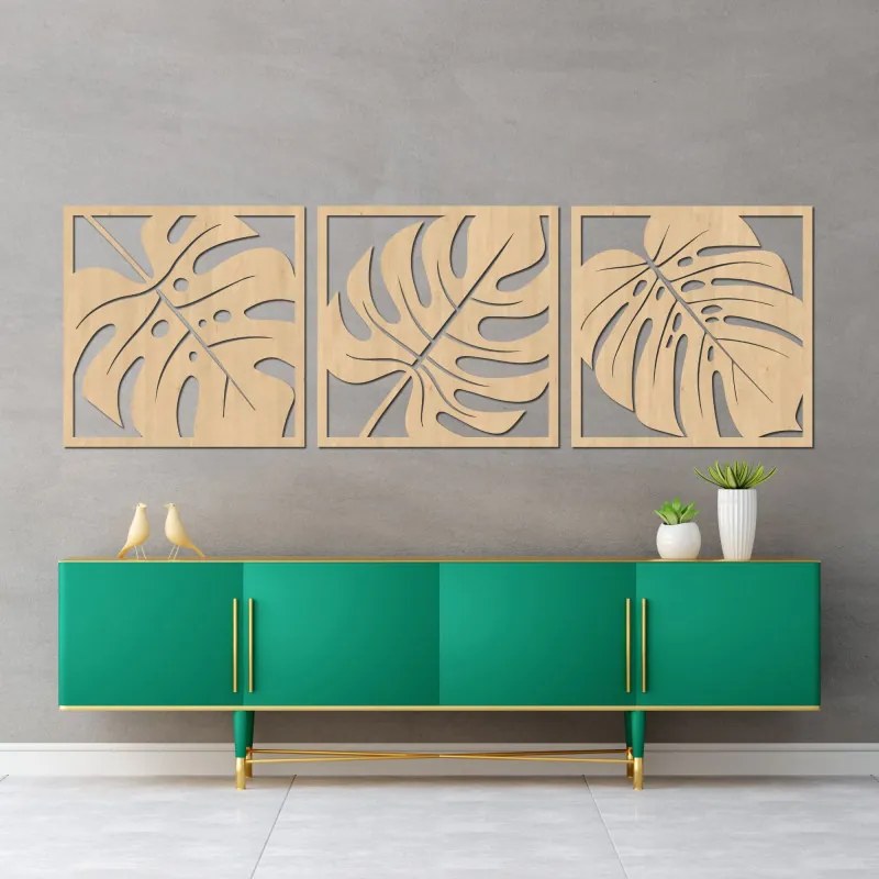 Természetes monstera faldekoráció | SELERE