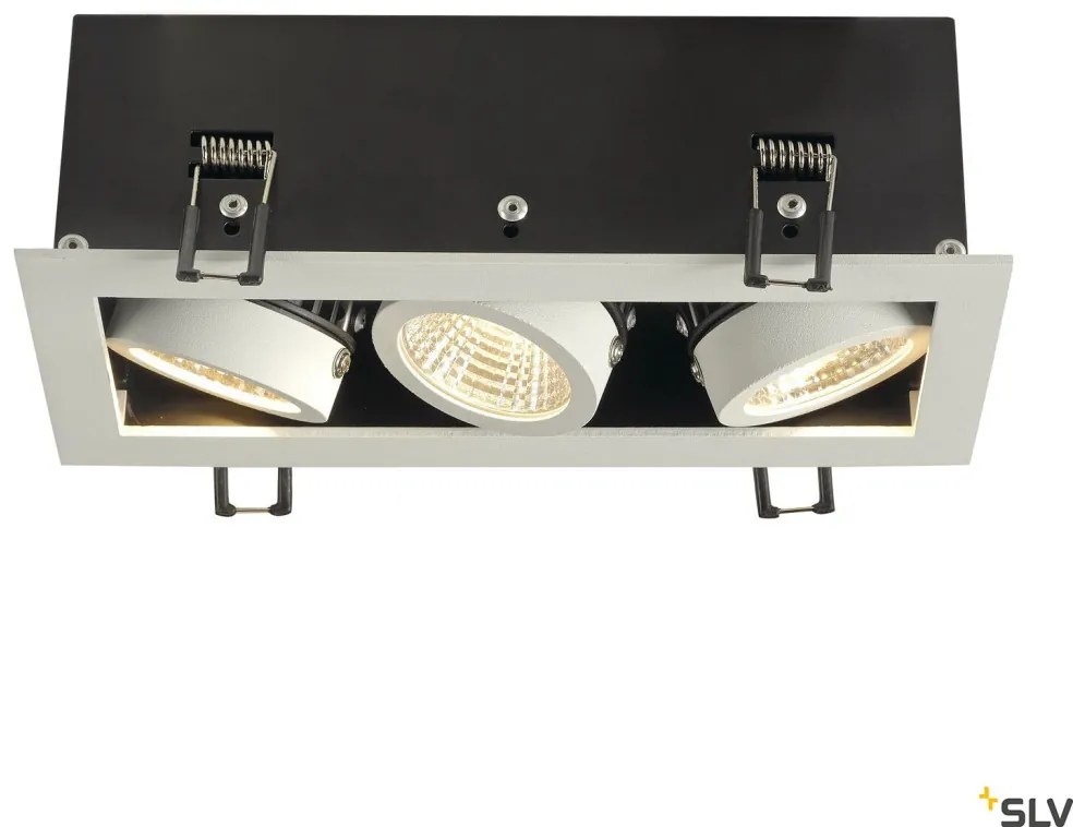 SLV KADUX 115721 Beépíthető spotlámpa 3x20W/LED 3000K 1920LM IP20