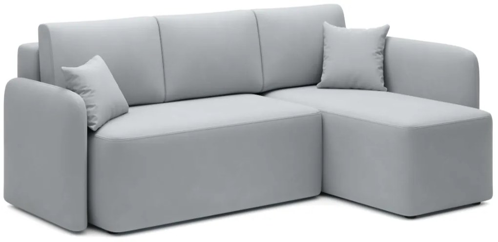HADSON világosszürke sarok ülőgarnitúra Változat: Jobb sarok