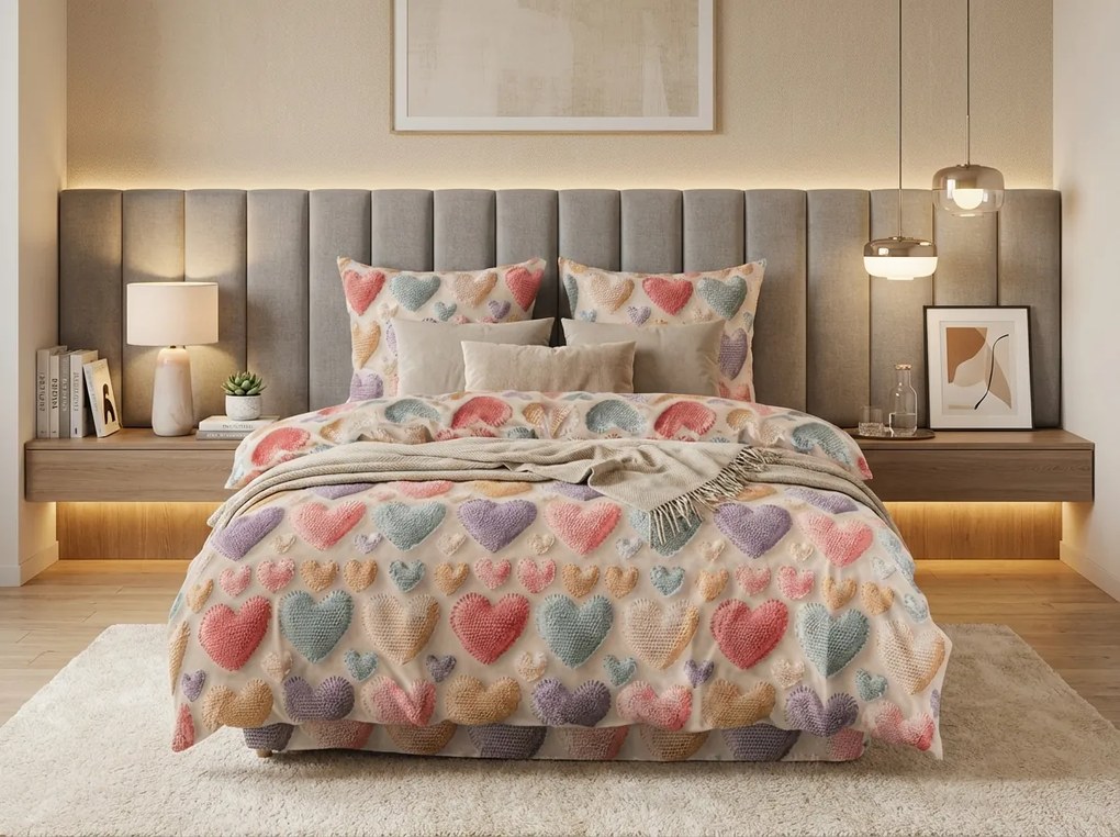 Mikroszálas ágyneműhuzat LOVISO színes Ágyneműhuzat mérete: 70 x 80 cm | 140 x 200 cm