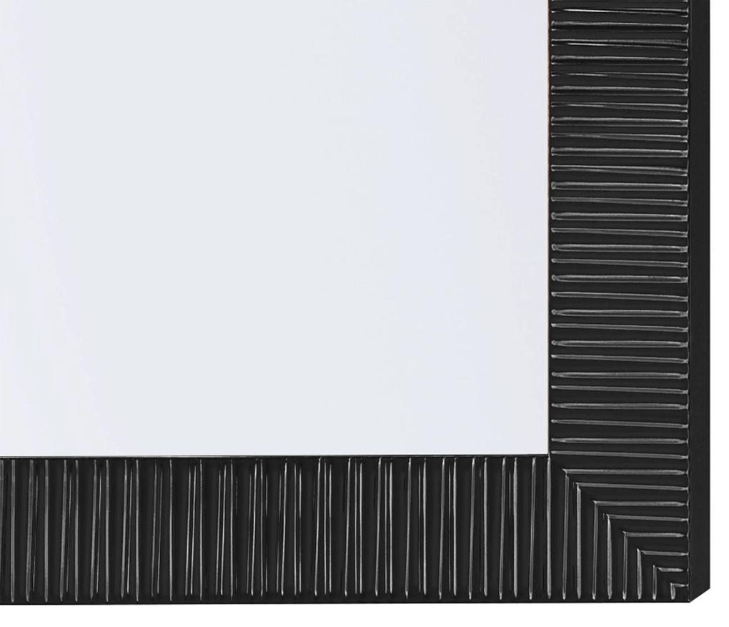 Fekete falitükör 50 x 130 cm DRAVEIL Beliani