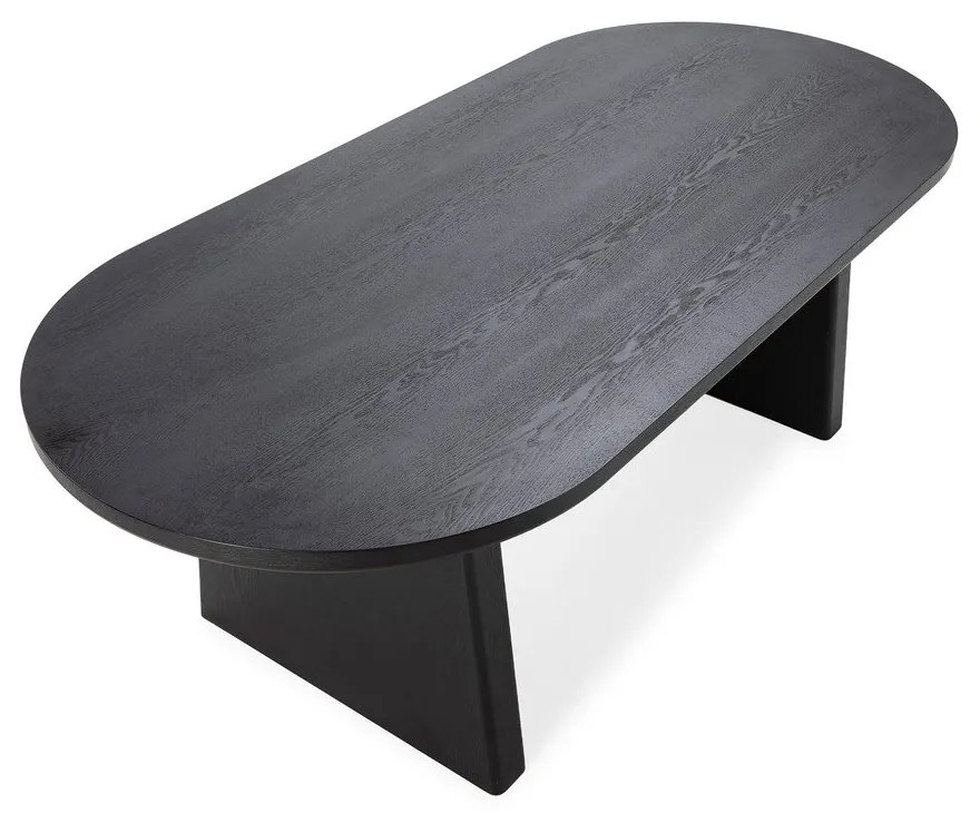 Étkezőasztal kőrisfa dekorral 100x200 cm Blair – MOME